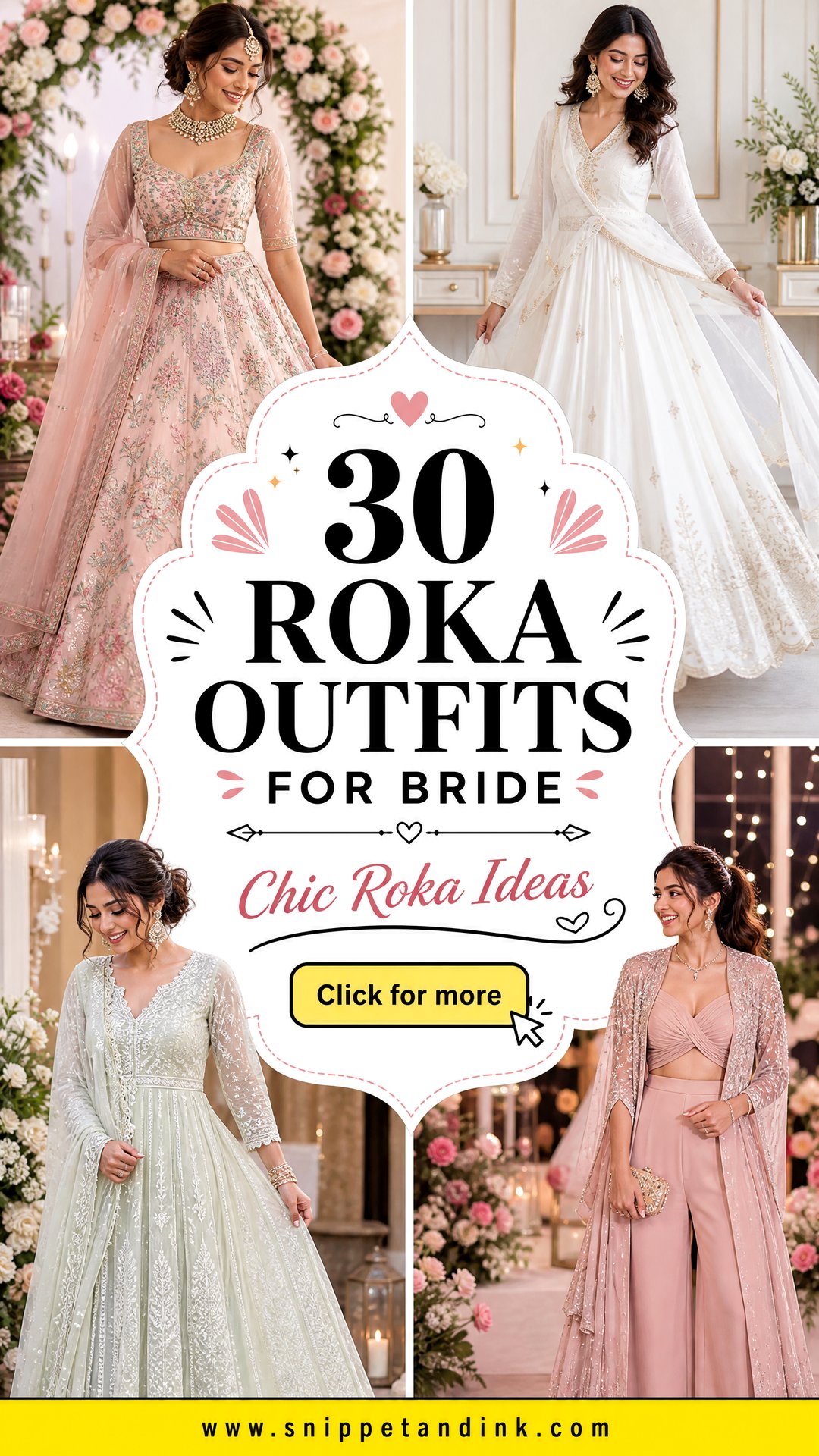 30 Roka Outfits for Bride Chic Ideas for Your Big Day - 30 Roka Outfits for Bride: Chic Ideas for Your Big Day