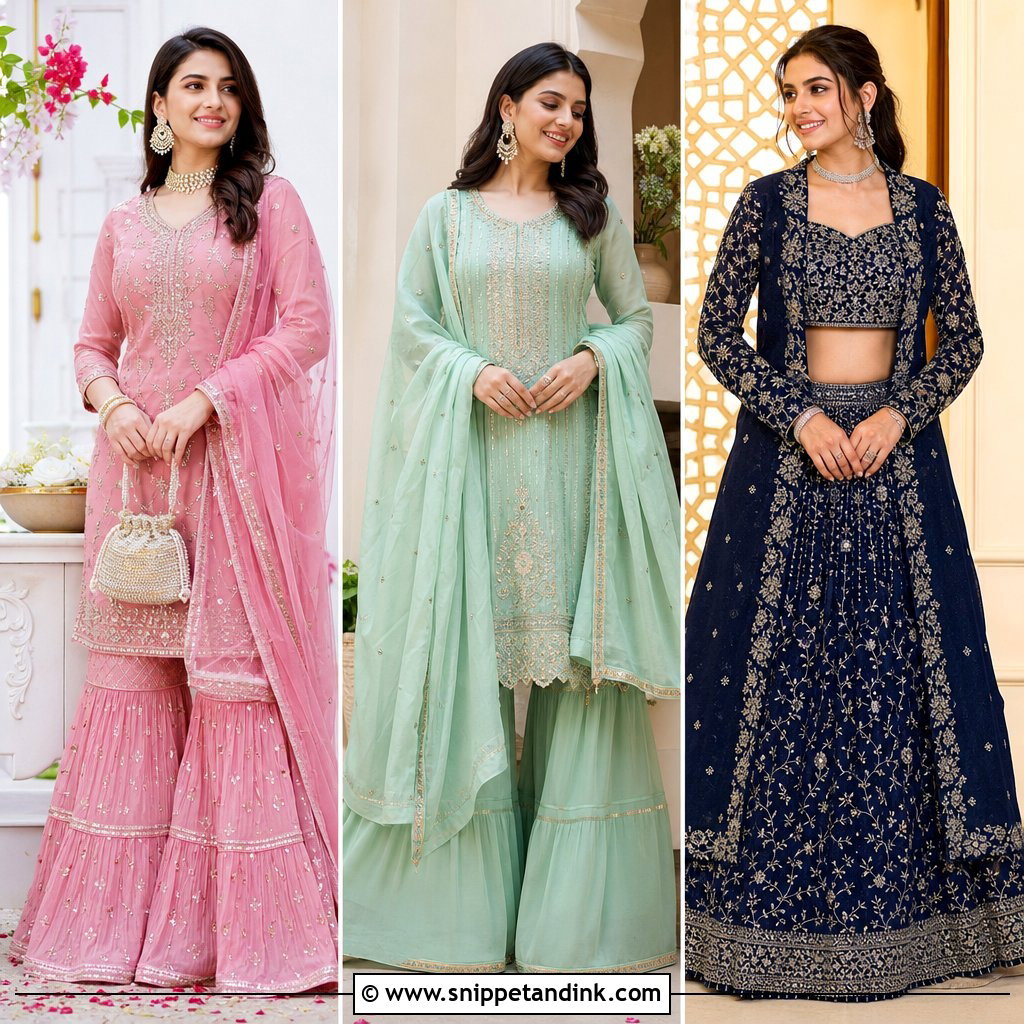 30 Roka Outfits for Bride