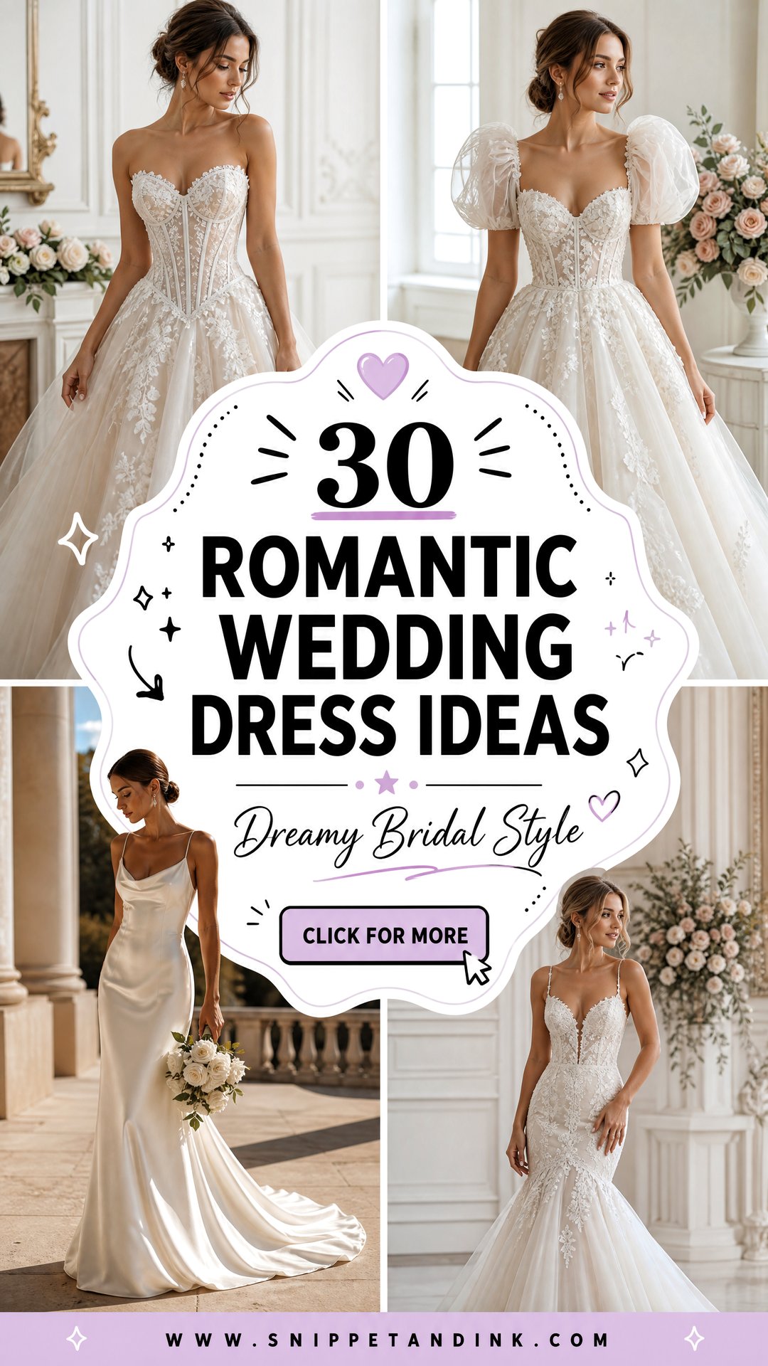 30 Romantic Wedding Dress Ideas for Dreamy Bridal Style - 30 Romantic Wedding Dress Ideas for Dreamy Bridal Style
