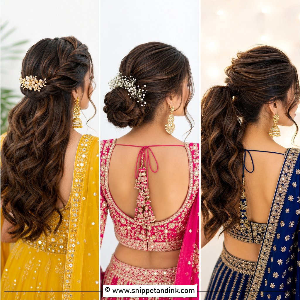 30 Sangeet Bridesmaid Hairstyles Hair for Festive Style
