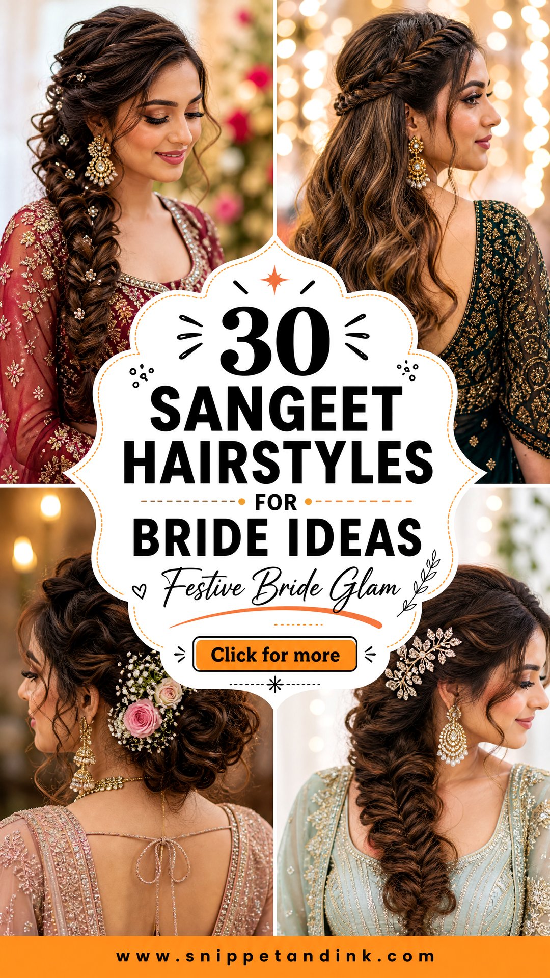 30 Sangeet Hairstyles for Bride Festive Looks to Love - 30 Sangeet Hairstyles for Bride: Festive Looks to Love