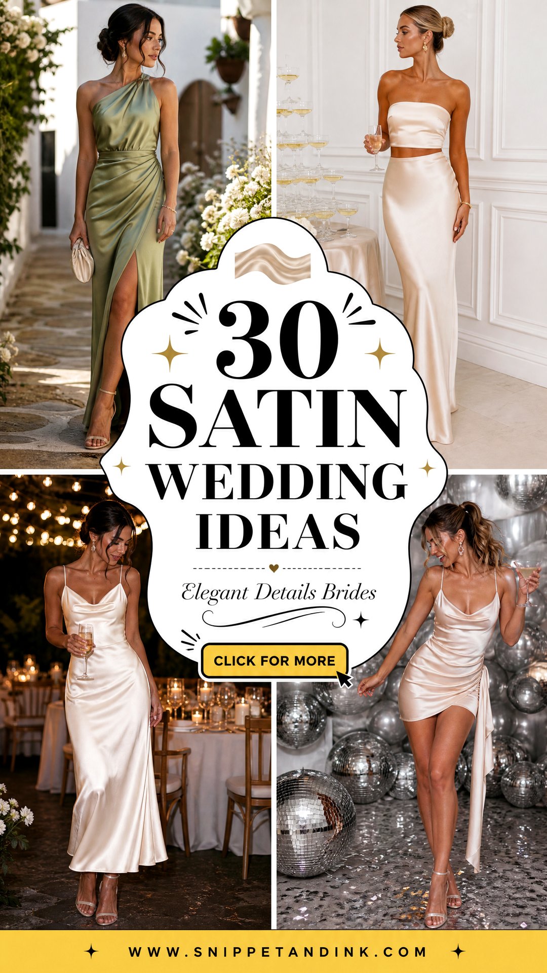 30 Satin Wedding Ideas for Elegant Details Brides Will Love - 30 Satin Wedding Ideas for Elegant Details Brides Will Love