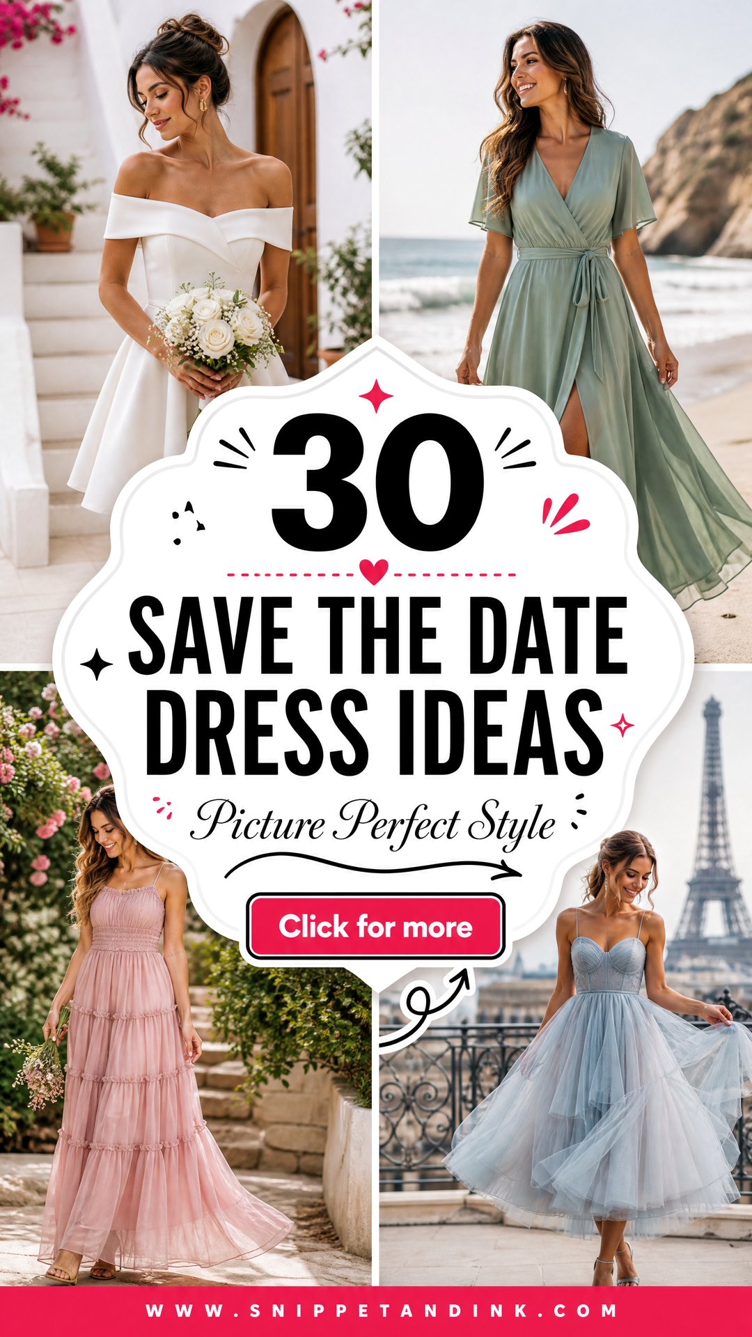 30 Save the Date Dress Ideas for Picture-Perfect Moments - 30 Save the Date Dress Ideas for Picture-Perfect Moments