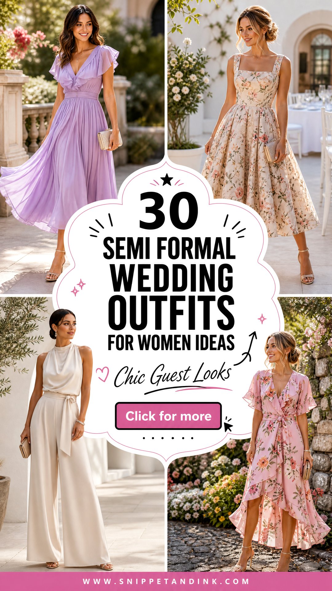 30 Semi Formal Wedding Outfits for Women Chic Guest Looks - 30 Semi Formal Wedding Outfits for Women: Chic Guest Looks