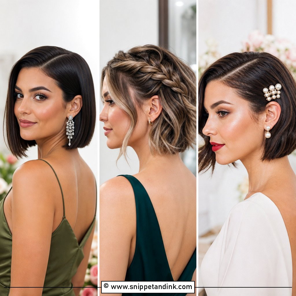 30 Short Hair Styles for Wedding Guest Chic Looks to Try