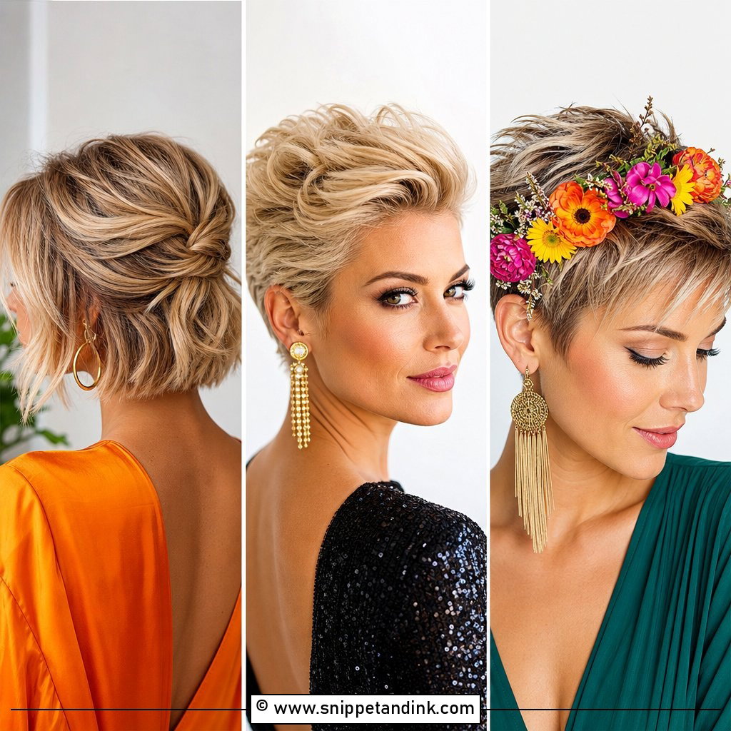 30 Short Hairstyle Women Wedding Ideas for Chic Brides