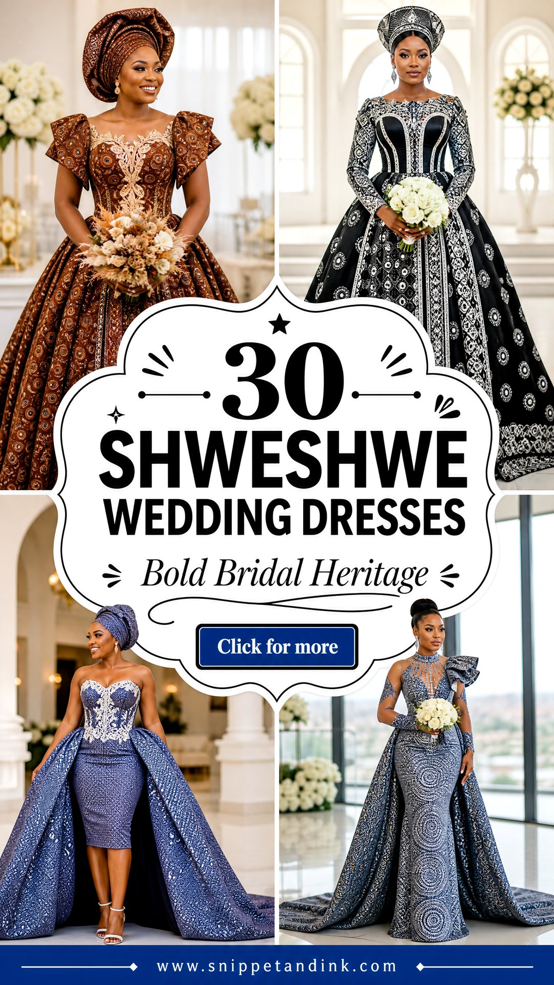 30 Shweshwe Wedding Dresses for Bold Traditional Bridal Style - 30 Shweshwe Wedding Dresses for Bold Traditional Bridal Style