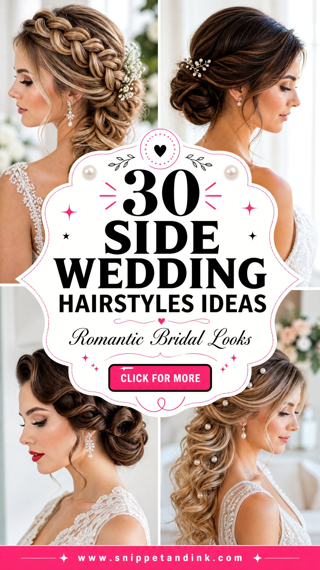 30 Side Wedding Hairstyles for Romantic Bridal Looks Today - 30 Side Wedding Hairstyles for Romantic Bridal Looks Today