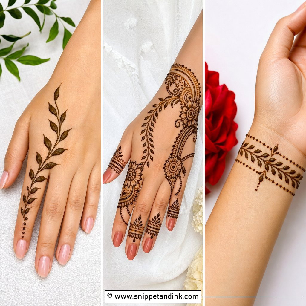 30 Simple Beautiful Mehndi Designs for Graceful Hands
