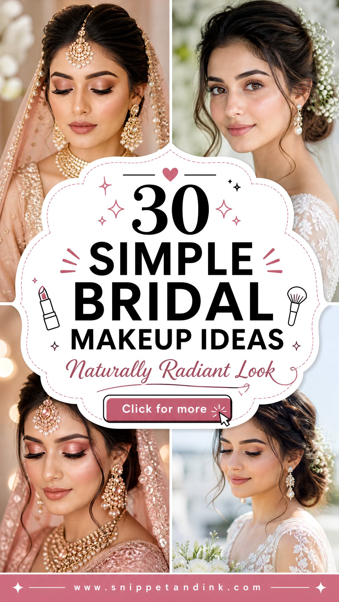 30 Simple Bridal Makeup Ideas for a Naturally Radiant Look - 30 Simple Bridal Makeup Ideas for a Naturally Radiant Look