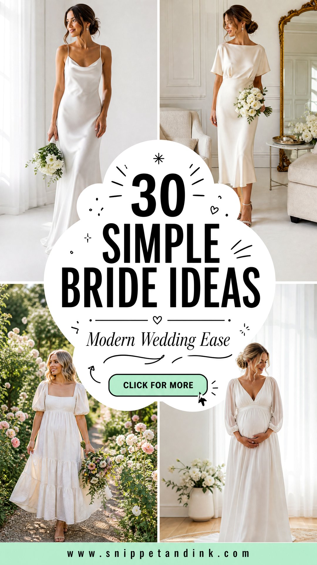 30 Simple Bride Ideas for Effortless Modern Wedding Style - 30 Simple Bride Ideas for Effortless Modern Wedding Style