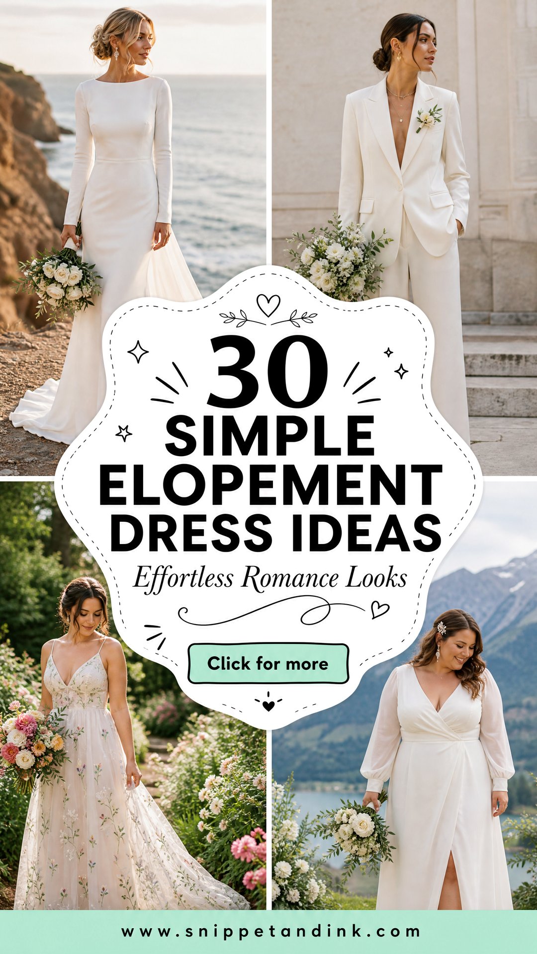 30 Simple Elopement Dress Ideas for Effortless Romance - 30 Simple Elopement Dress Ideas for Effortless Romance