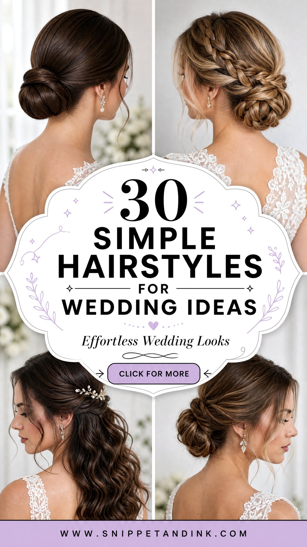 30 Simple Hairstyles for Wedding Looks That Feel Effortless - 30 Simple Hairstyles for Wedding Looks That Feel Effortless