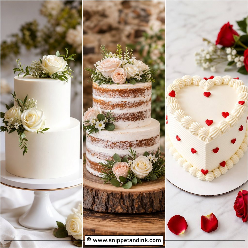 30 Simple Unique Wedding Cake Ideas for Modern Couples