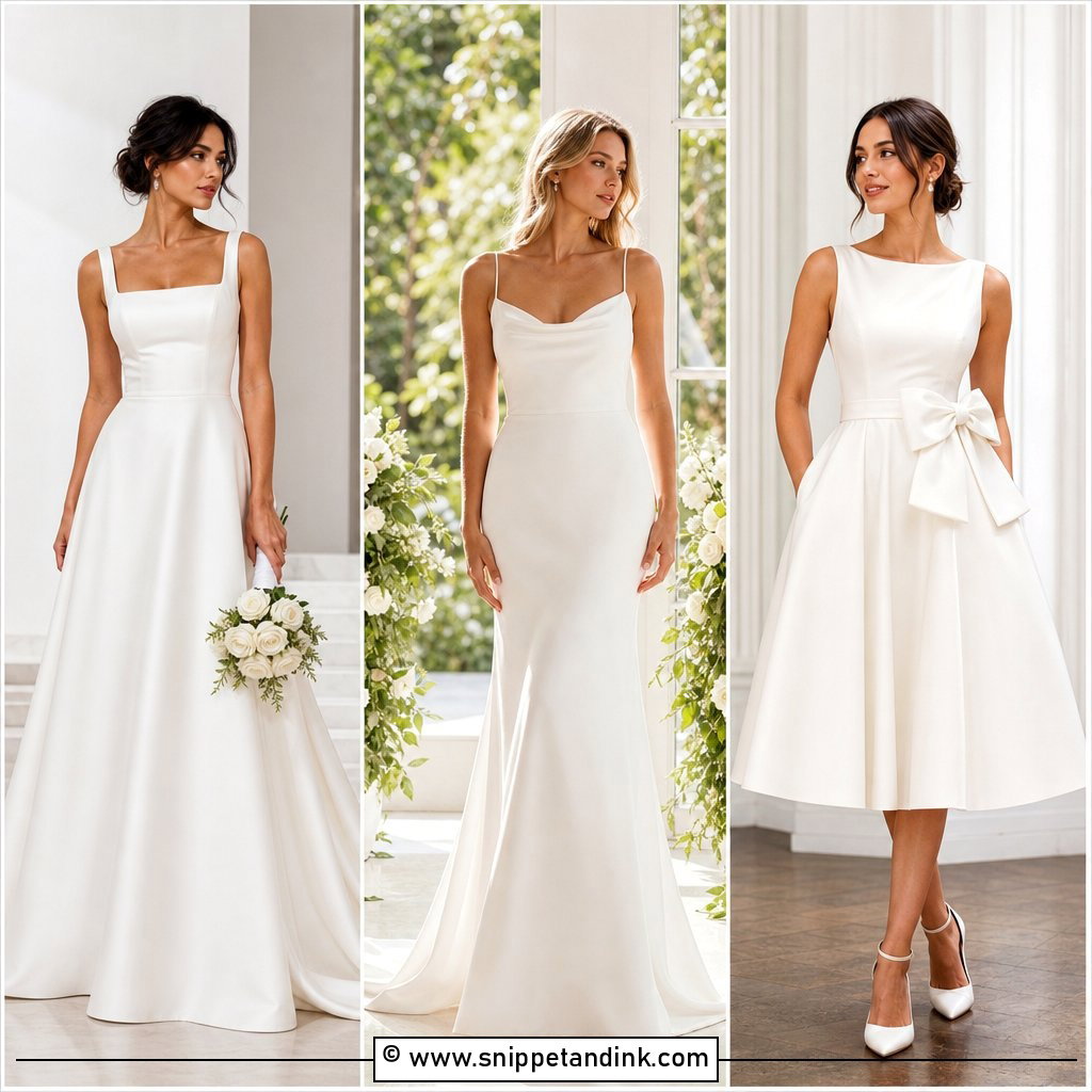 30 Simple Wedding Gowns For Minimal Modern Brides Today