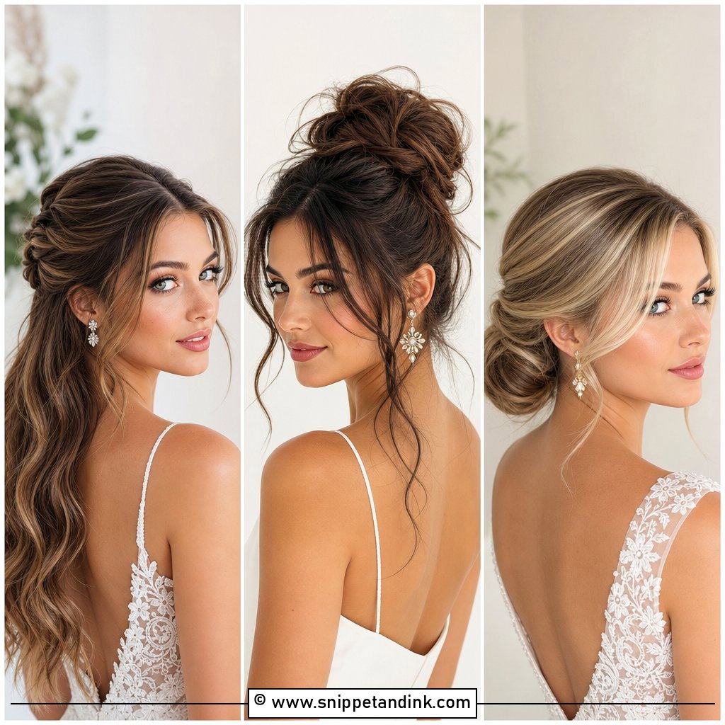 30 Simple Wedding Hair Ideas for Effortless Bridal Style