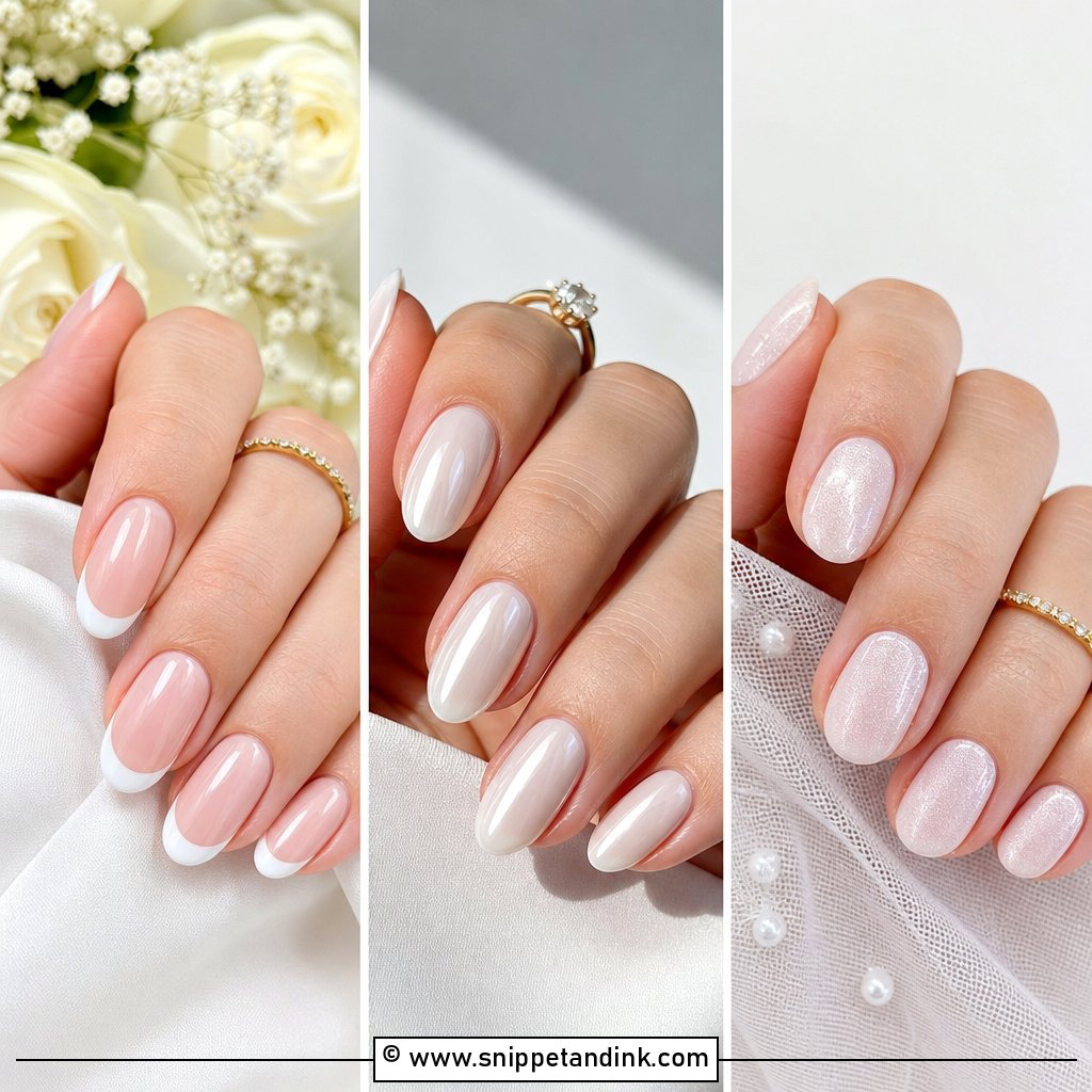 30 Simple Wedding Nails for Bride Elegant Looks to Love
