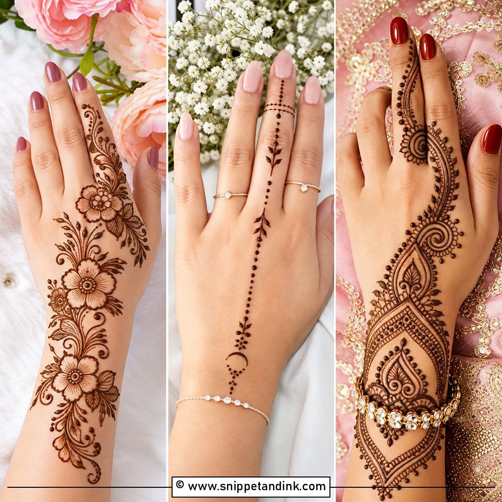 30 Simple and Easy Mehndi Designs for Effortless Style