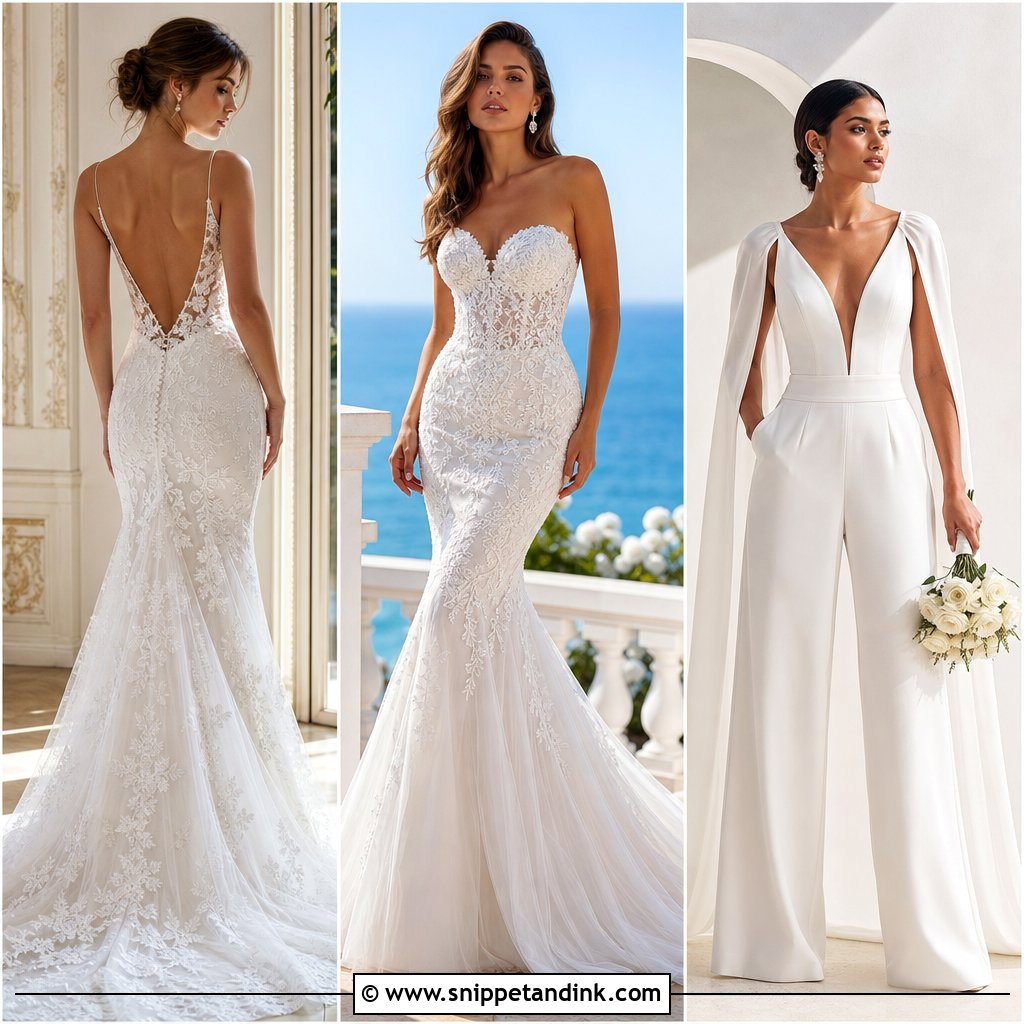 30 Sleek Wedding Dress Ideas