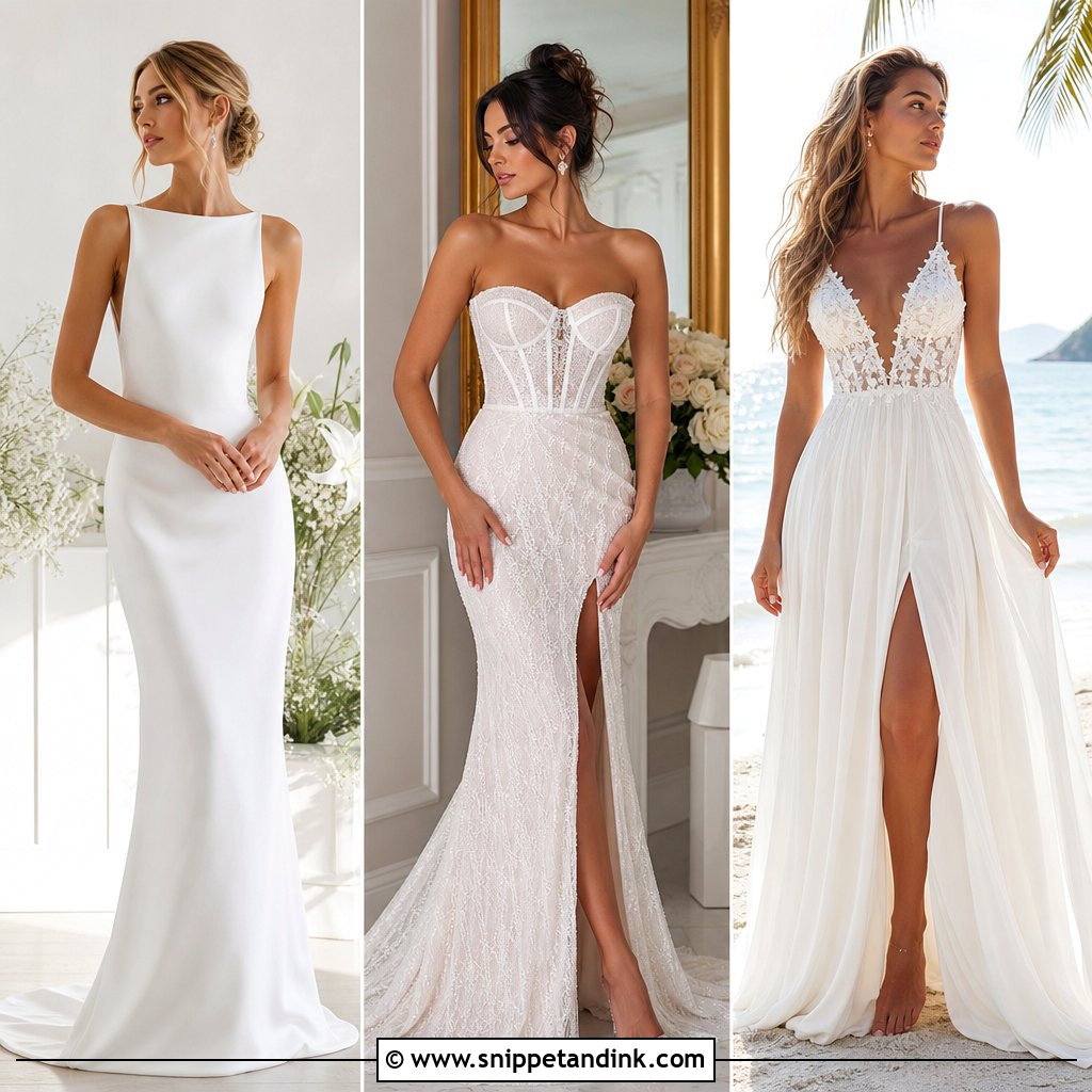 30 Sleeveless Wedding Dress Ideas
