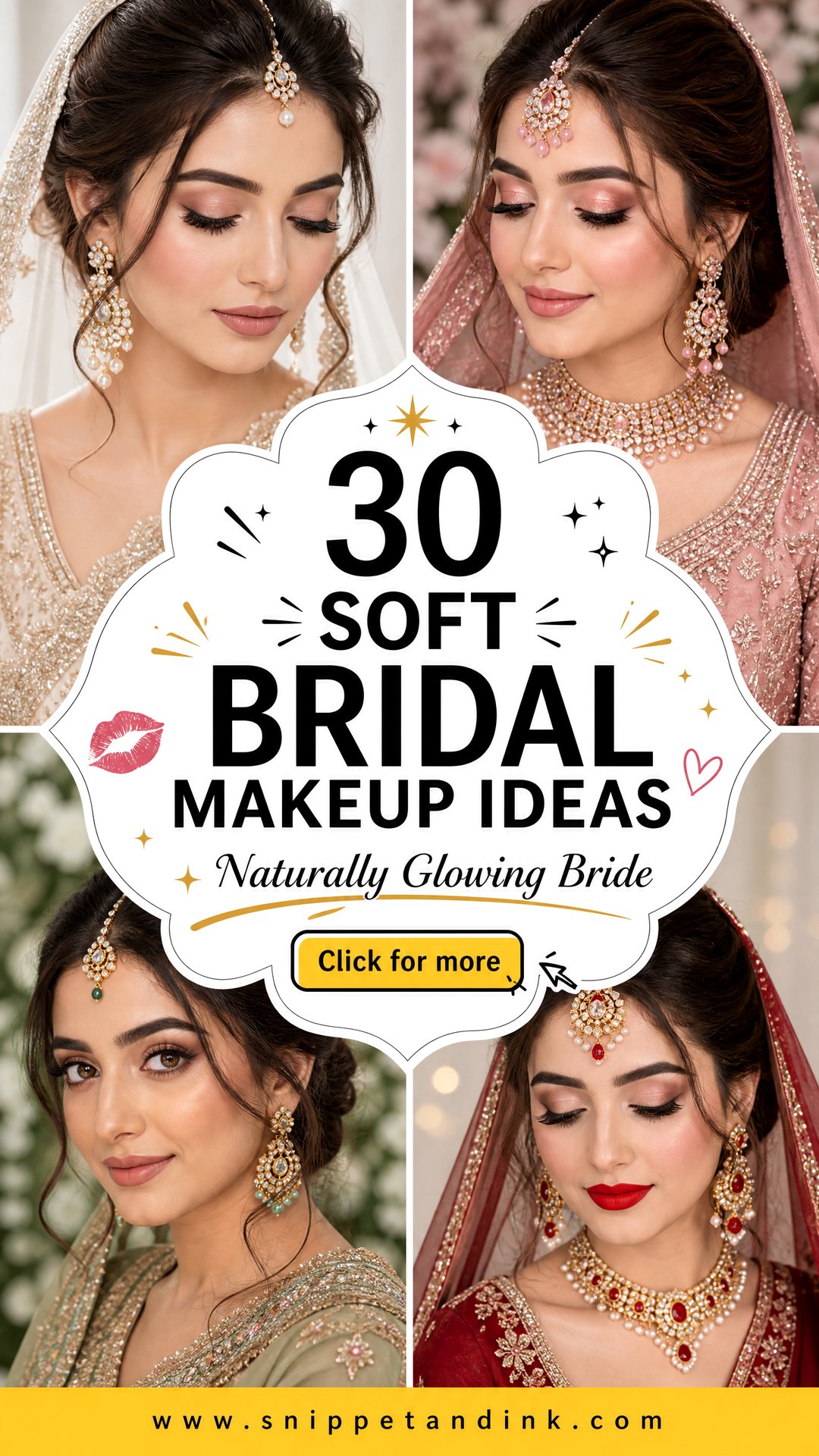 30 Soft Bridal Makeup Ideas for a Naturally Glowing Look - 30 Soft Bridal Makeup Ideas for a Naturally Glowing Look