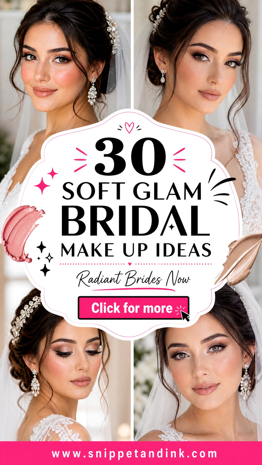 30 Soft Glam Bridal Make Up Ideas for Radiant Brides Now - 30 Soft Glam Bridal Make Up Ideas for Radiant Brides Now