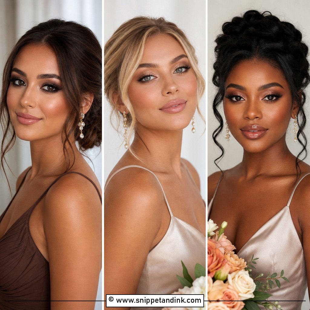30 Soft Glam Bridesmaid Makeup Ideas for Flawless Photos