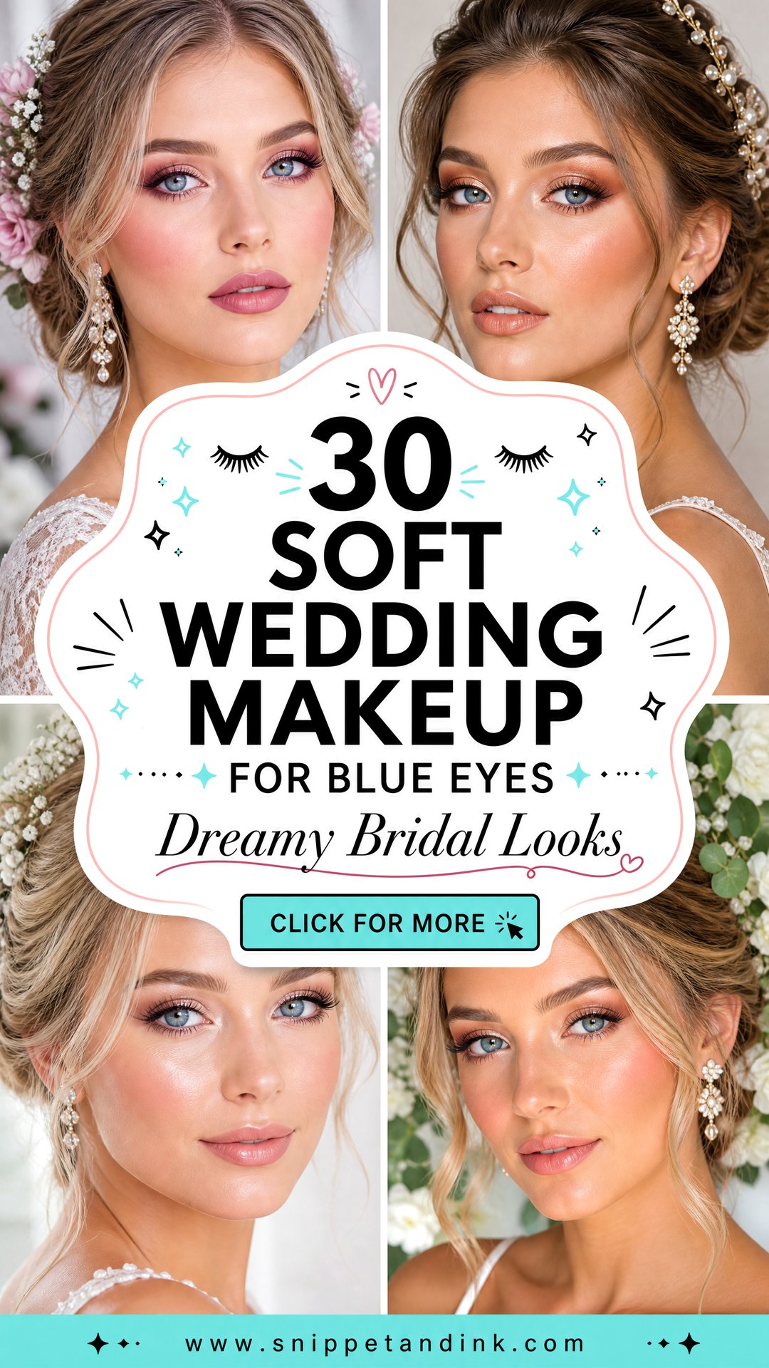 30 Soft Wedding Makeup for Blue Eyes Dreamy Bridal Looks - 30 Soft Wedding Makeup for Blue Eyes: Dreamy Bridal Looks