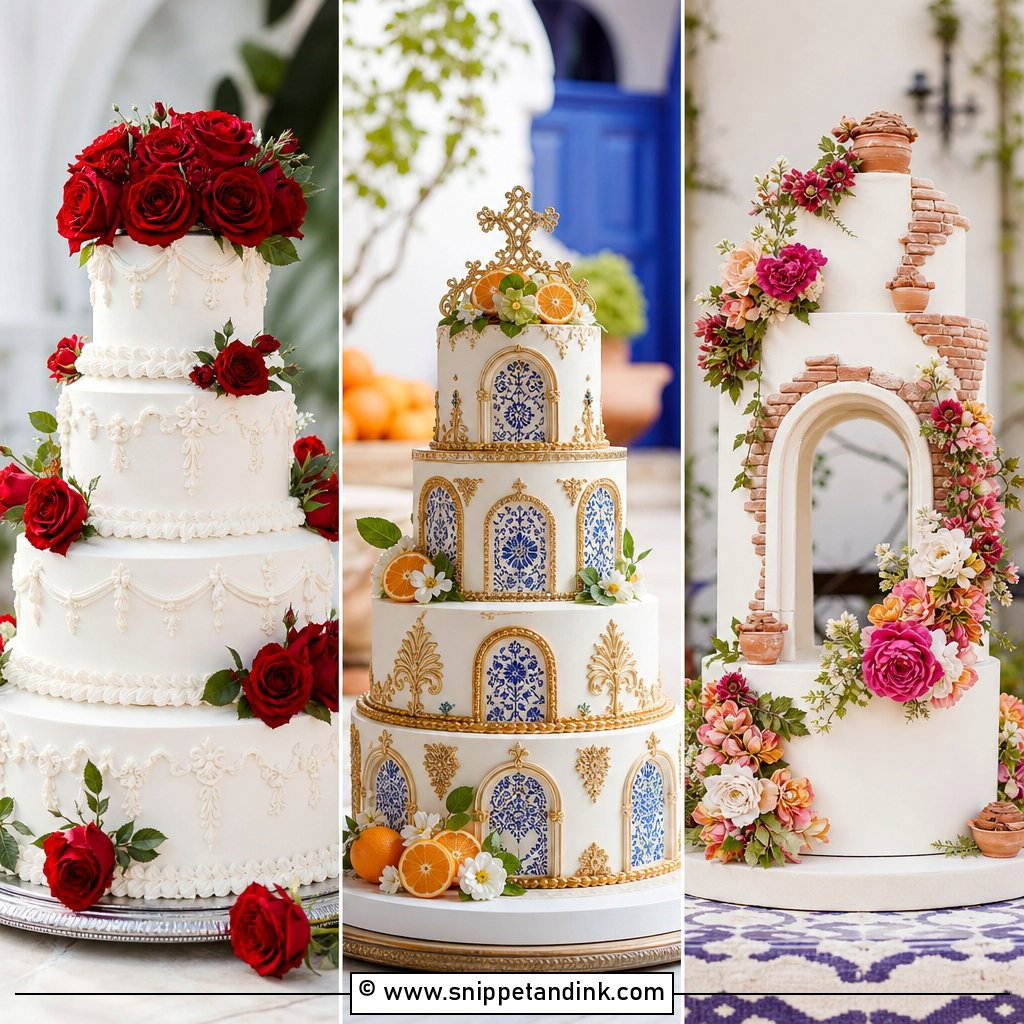 30 Spanish Style Wedding Cake Ideas for Romantic Fiestas