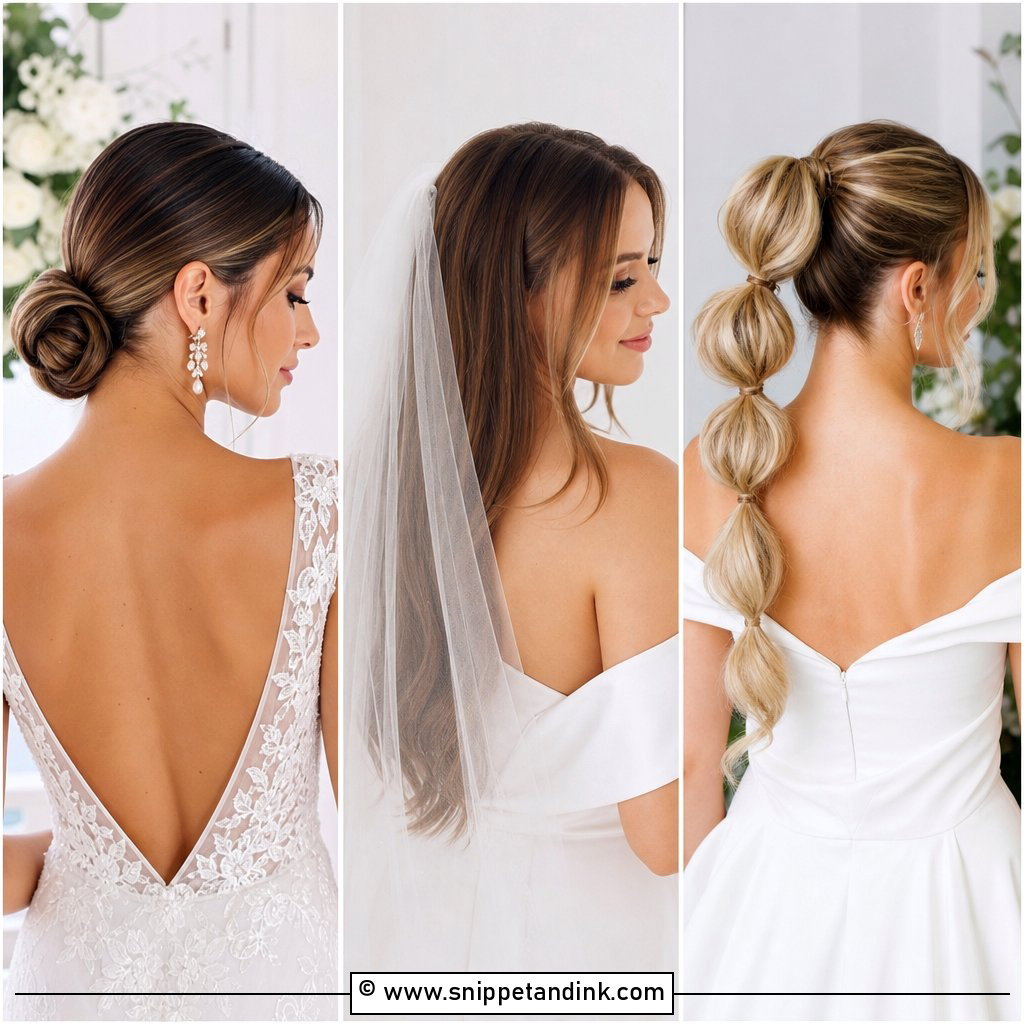 30 Straight Hair Hairstyles for Wedding Polished Looks