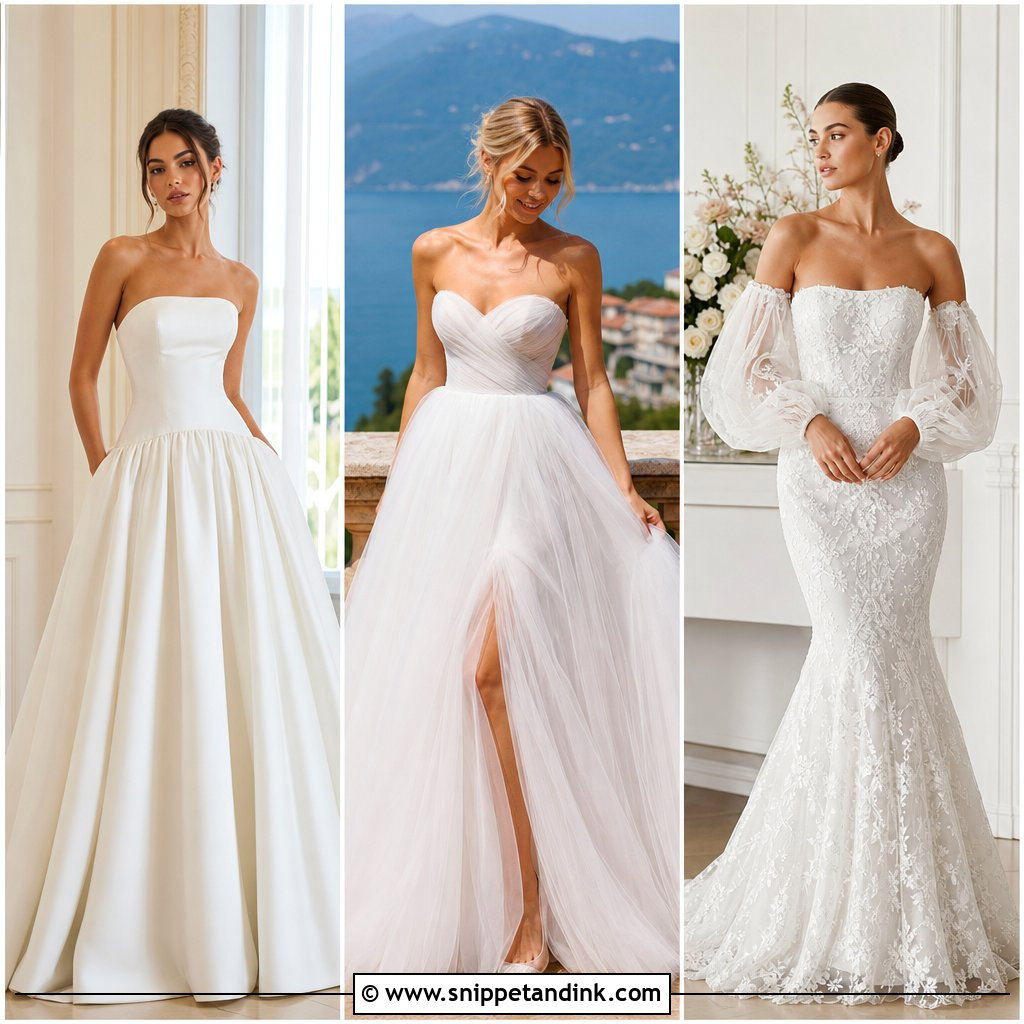 30 Strapless Wedding Dresses