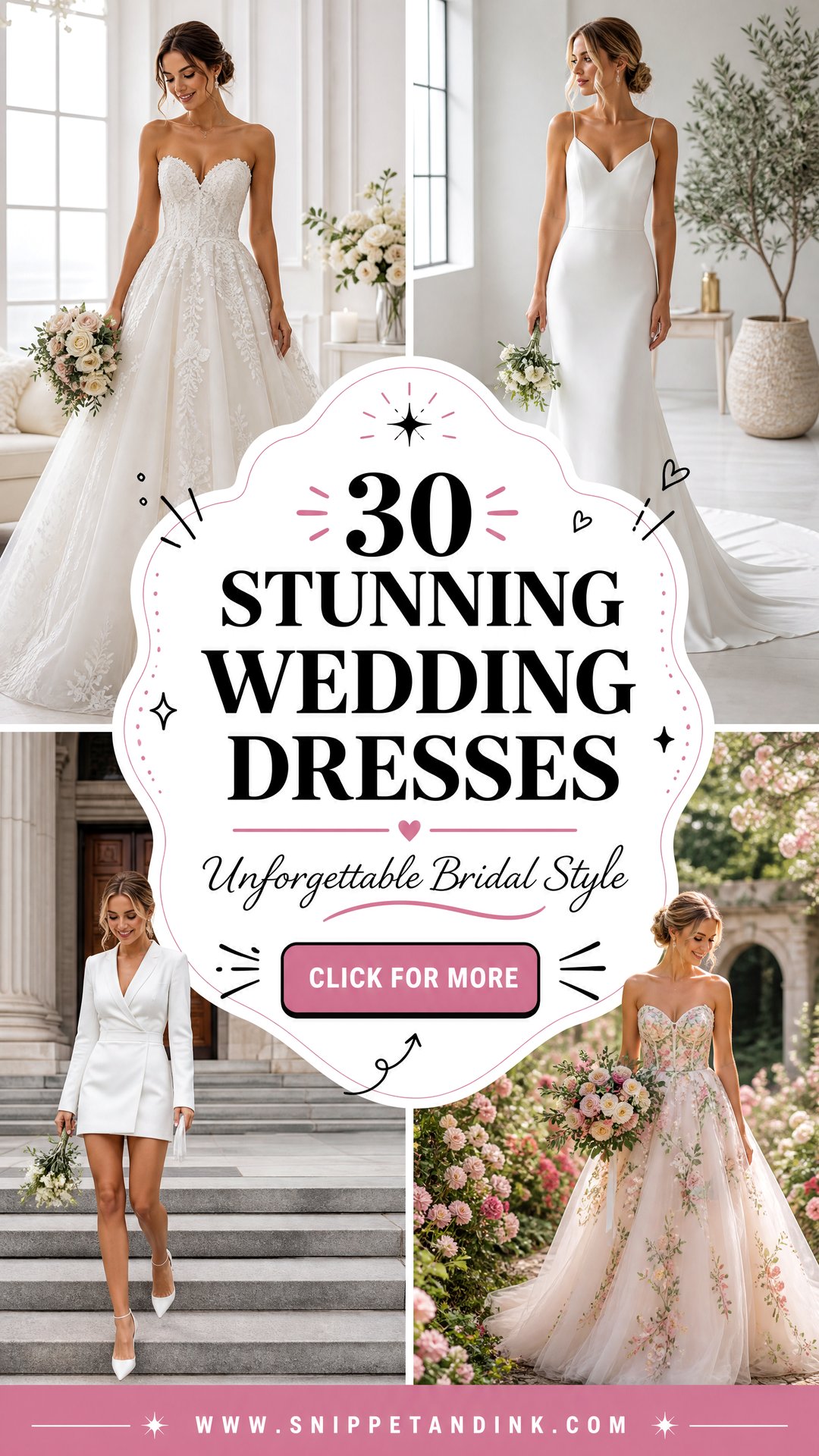 30 Stunning Wedding Dresses for Unforgettable Bridal Style - 30 Stunning Wedding Dresses for Unforgettable Bridal Style