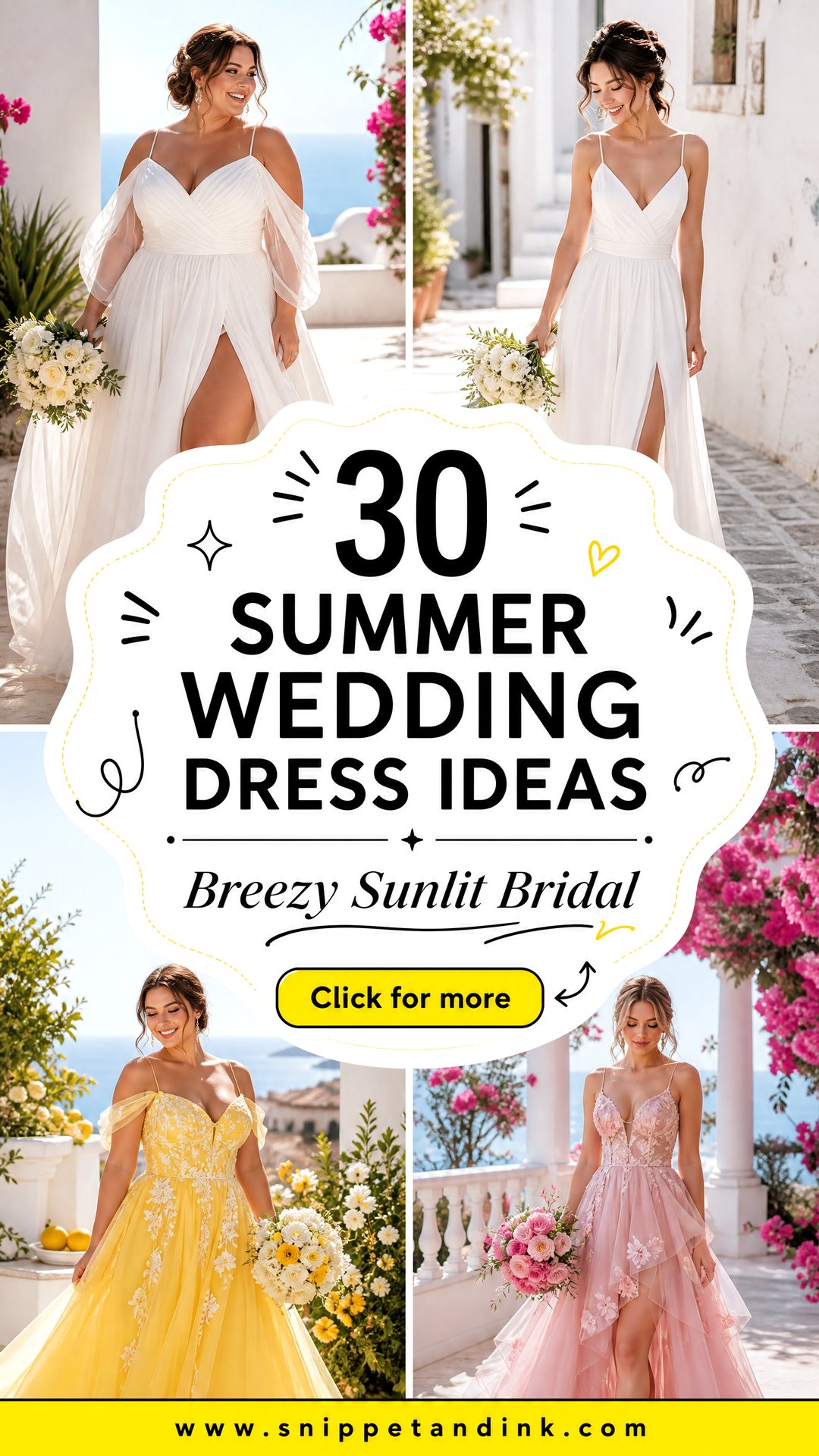 30 Summer Wedding Dress Ideas For Breezy Sunlit Ceremonies - 30 Summer Wedding Dress Ideas For Breezy, Sunlit Ceremonies