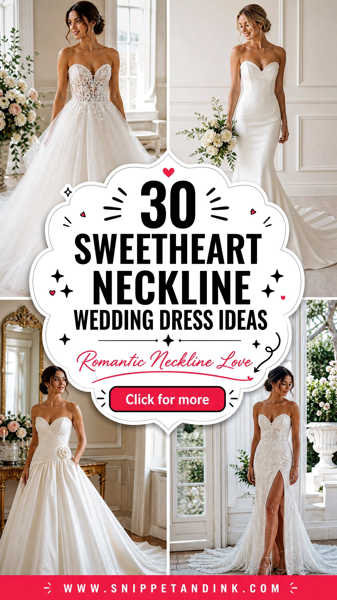30 Sweetheart Neckline Wedding Dress Ideas Brides Love - 30 Sweetheart Neckline Wedding Dress Ideas Brides Love
