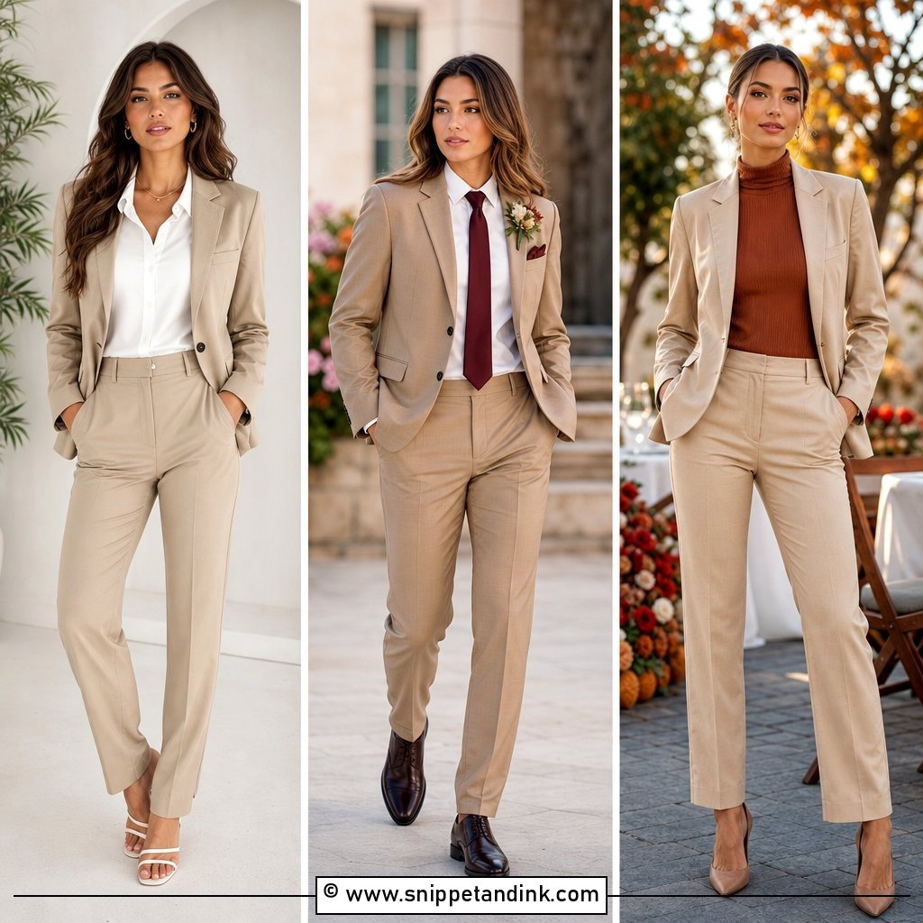 30 Tan Suit Wedding Ideas For Chic Grooms And Guests This Season