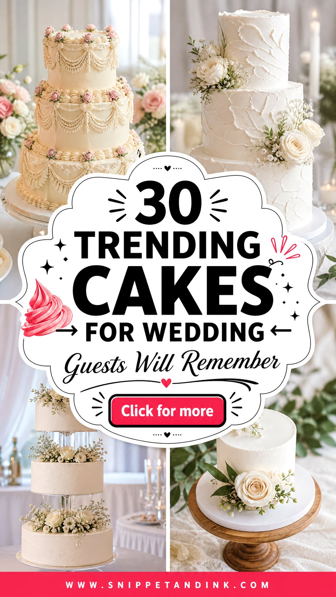 30 Trending Cakes for Wedding That Guests Will Remember - 30 Trending Cakes for Wedding That Guests Will Remember