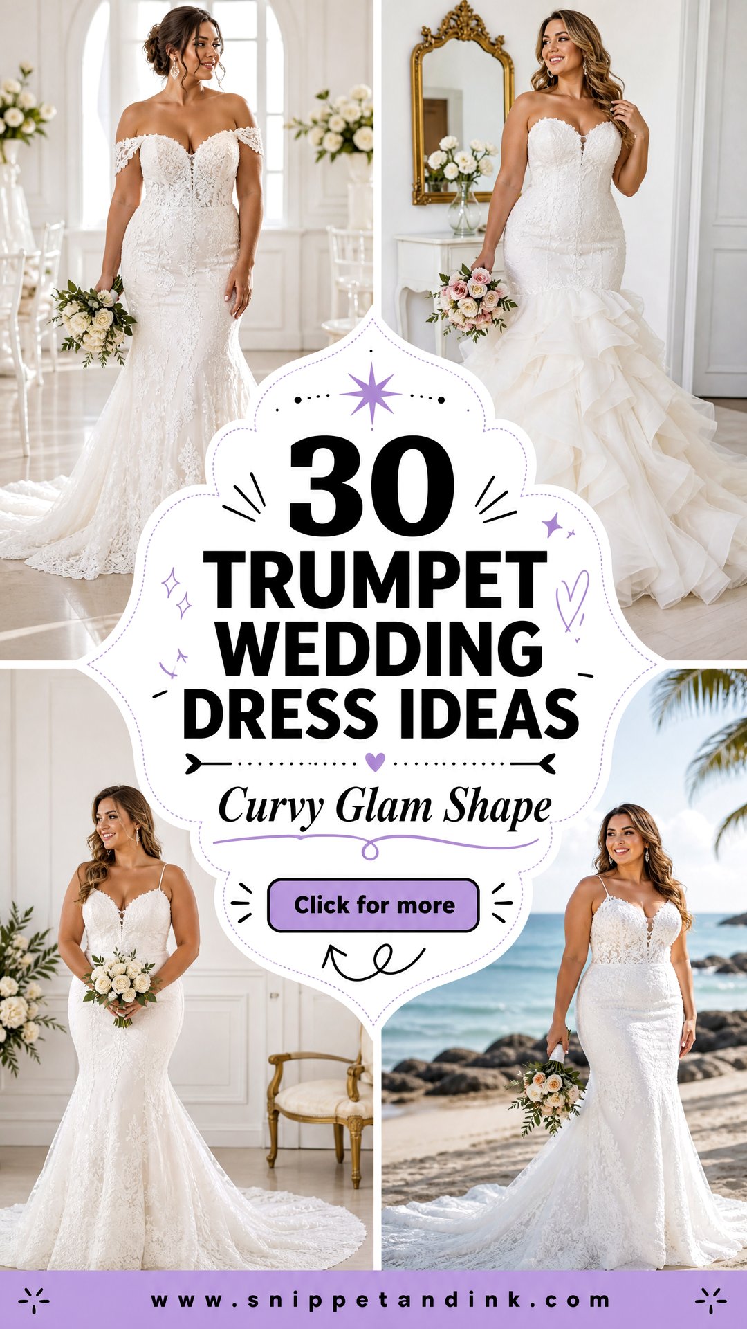 30 Trumpet Wedding Dress Ideas For Curvy Glam Brides Today - 30 Trumpet Wedding Dress Ideas For Curvy, Glam Brides Today