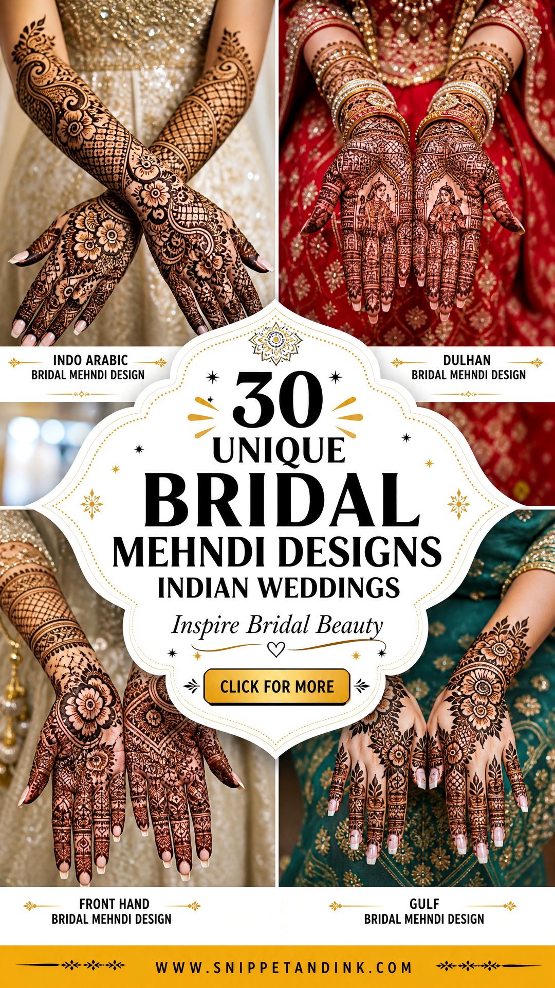 30 Unique Bridal Mehndi Designs Indian Weddings to Inspire - 30 Unique Bridal Mehndi Designs Indian Weddings to Inspire