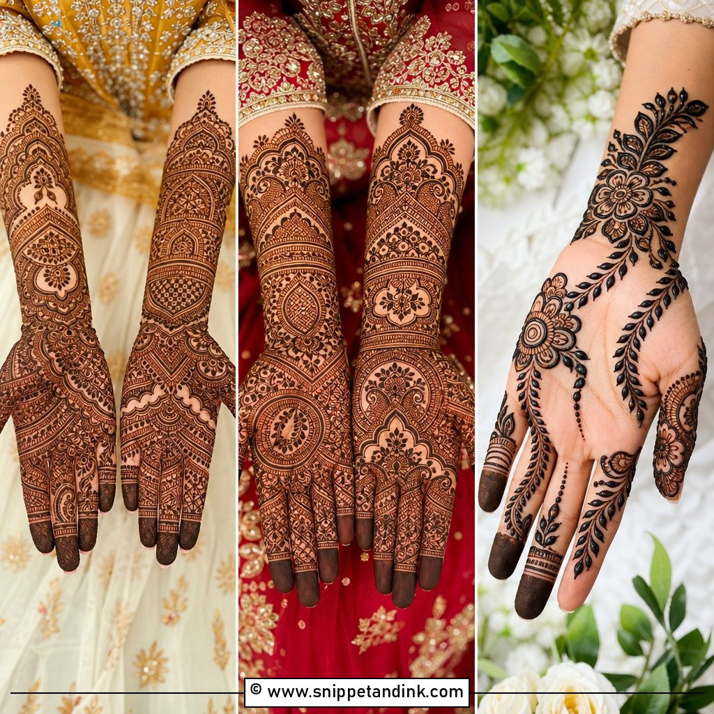 30 Unique Bridal Mehndi Designs Indian Weddings to Inspire