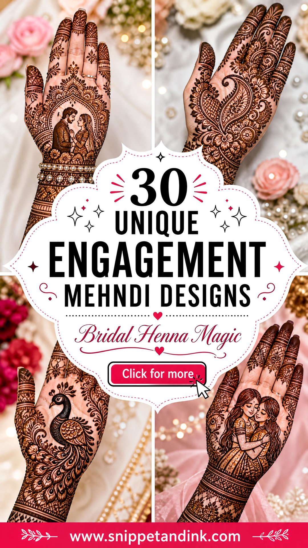 30 Unique Engagement Mehndi Designs Brides Will Love Now - 30 Unique Engagement Mehndi Designs Brides Will Love Now