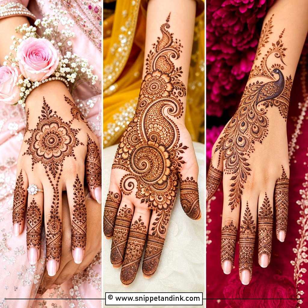30 Unique Engagement Mehndi Designs Brides Will Love Now