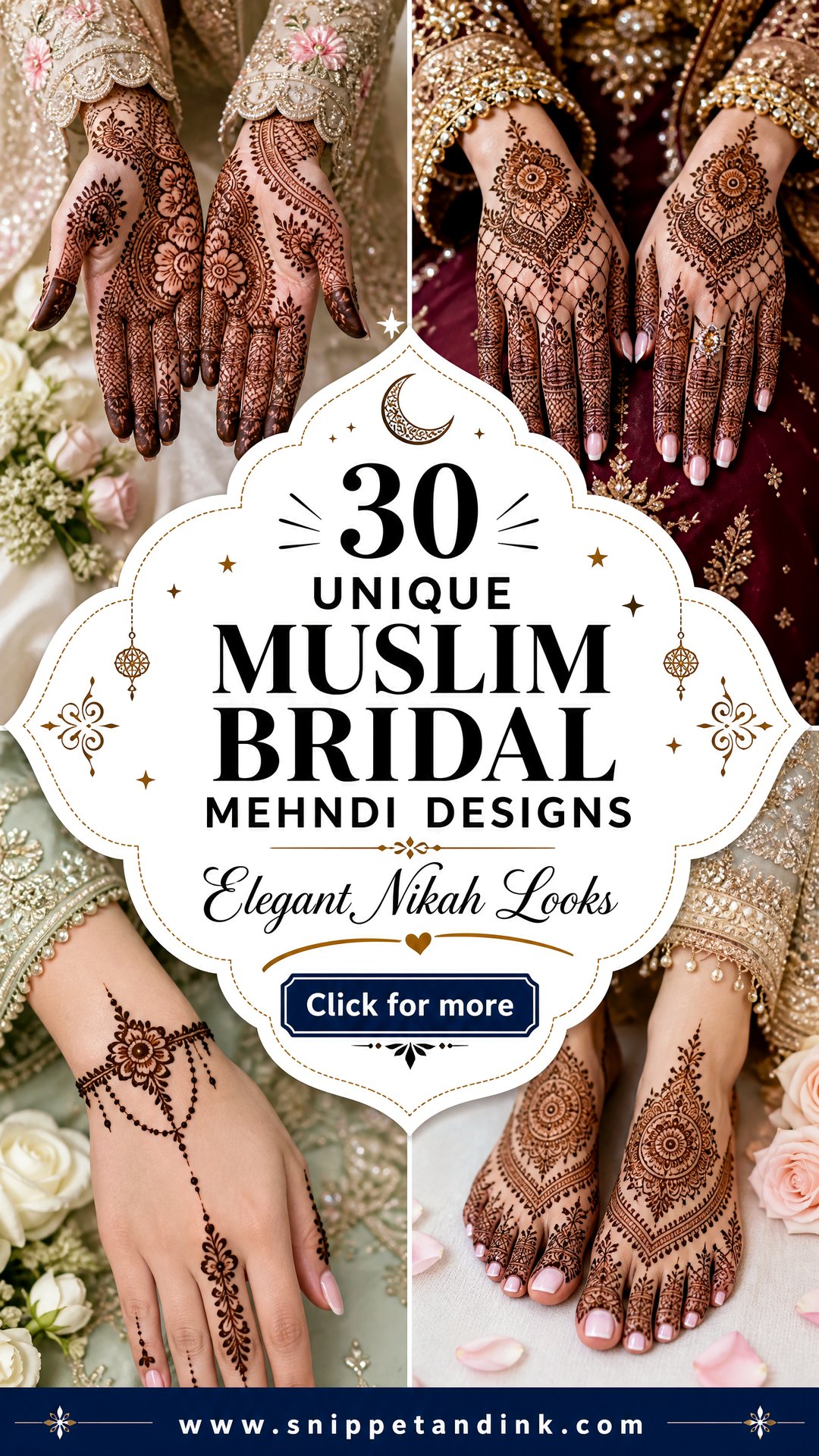 30 Unique Muslim Bridal Mehndi Designs for Elegant Nikah Looks - 30 Unique Muslim Bridal Mehndi Designs for Elegant Nikah Looks