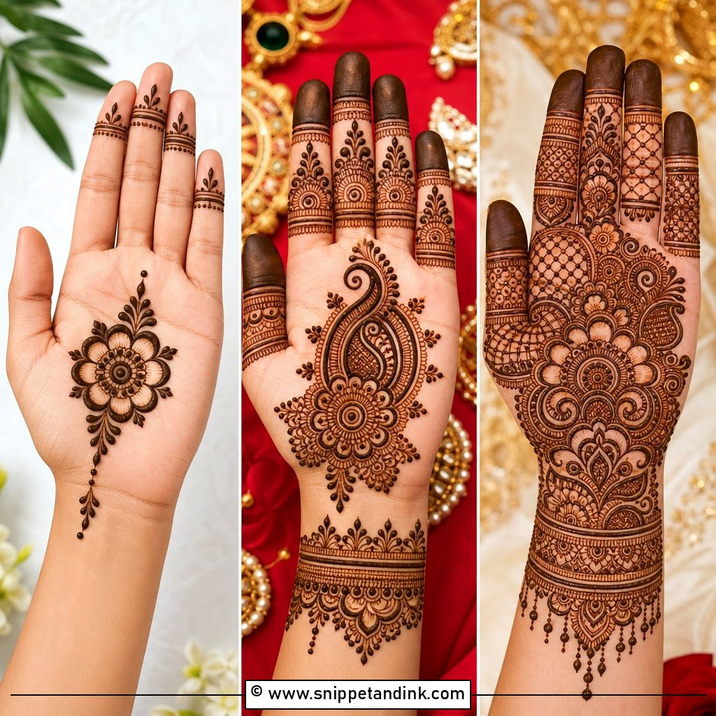 30 Unique Palms Mehndi Designs for Stunning Festive Hands