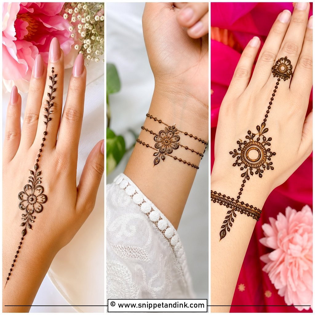 30 Unique Tattoo Mehndi Designs for Bold Modern Bridal Style