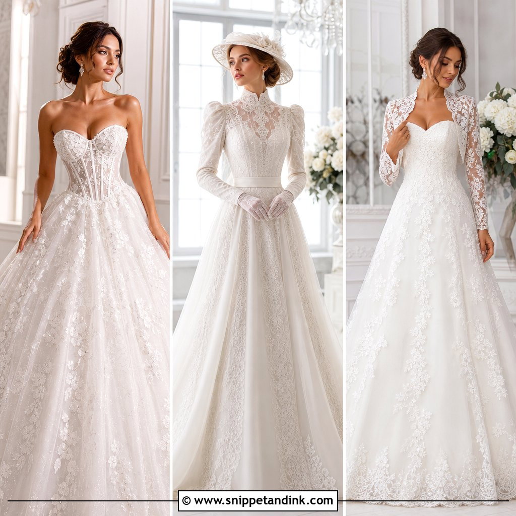 30 Vintage Romantic Wedding Dress Ideas