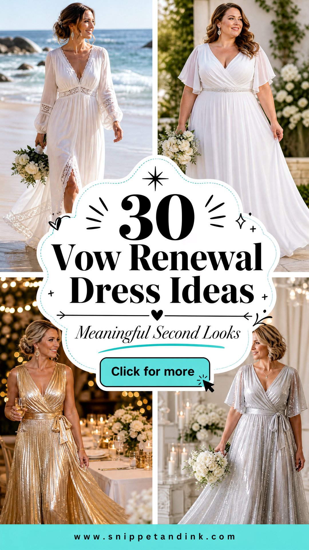 30 Vow Renewal Dress Ideas for Meaningful Second Looks - 30 Vow Renewal Dress Ideas for Meaningful Second Looks