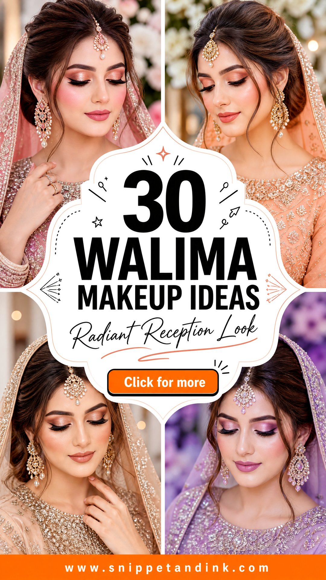 30 Walima Makeup Ideas for a Radiant Bridal Reception Look - 30 Walima Makeup Ideas for a Radiant Bridal Reception Look