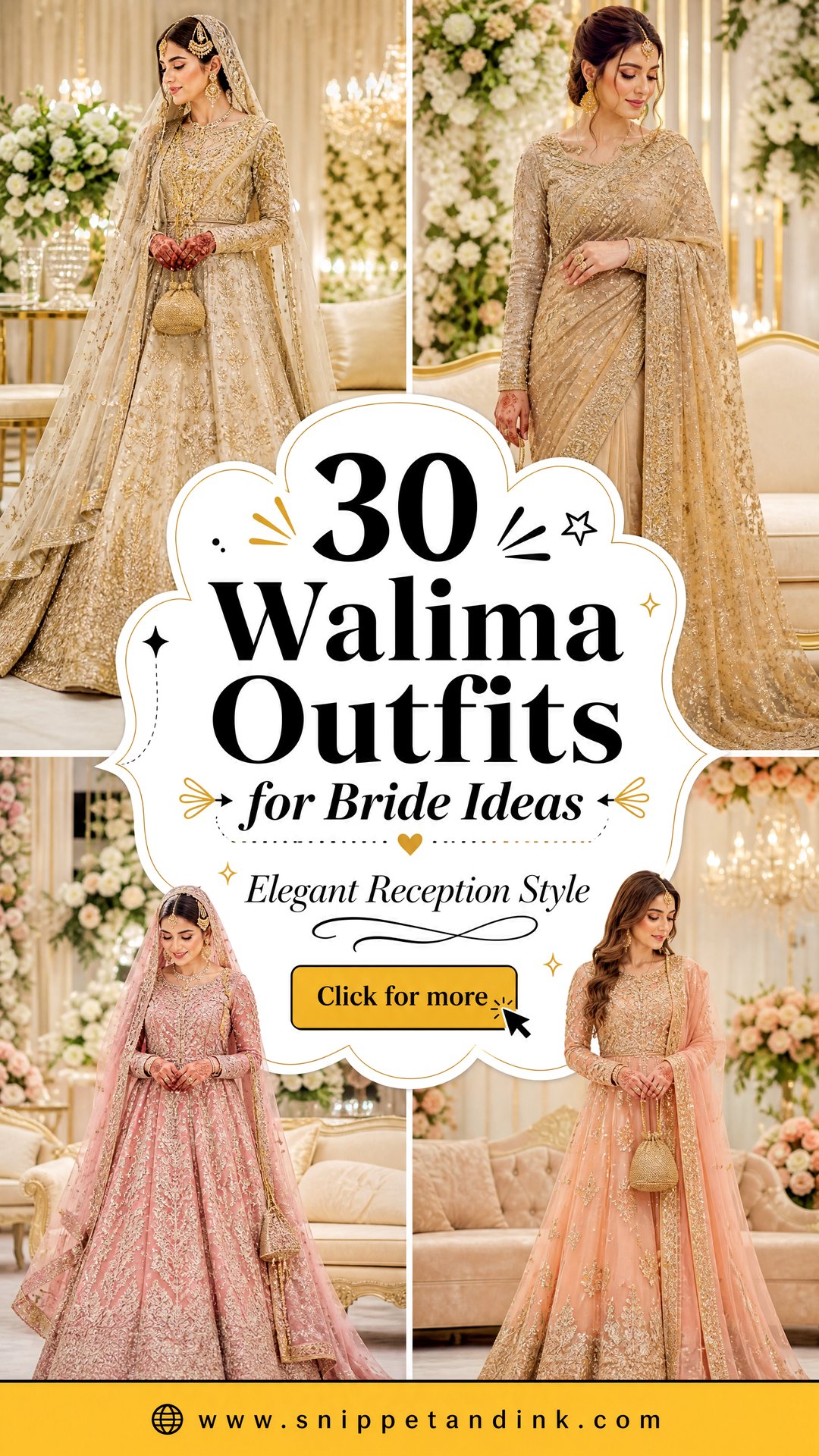 30 Walima Outfits for Bride Elegant Reception Style Ideas - 30 Walima Outfits for Bride: Elegant Reception Style Ideas
