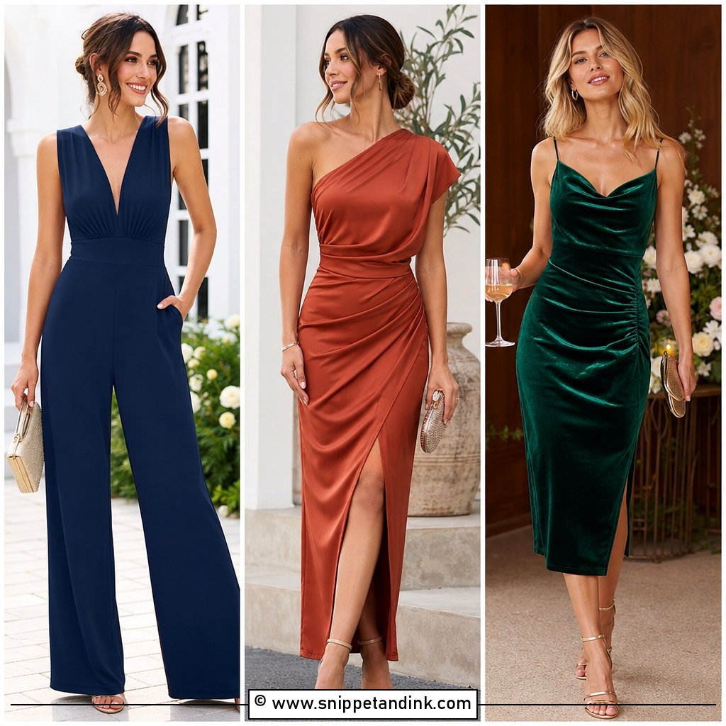 30 Wedding Attire Ideas for Chic Guests Brides and Grooms