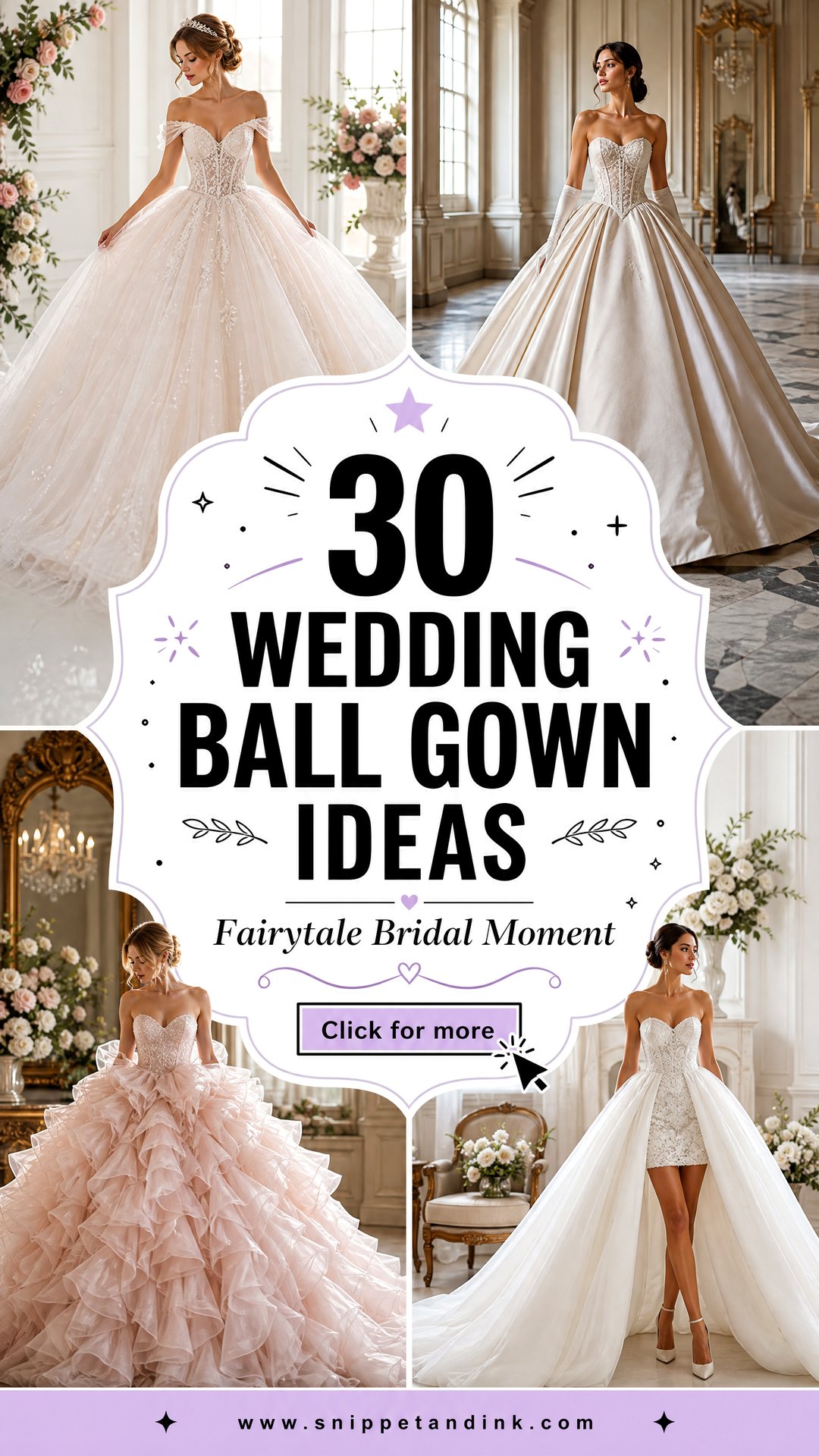 30 Wedding Ball Gown Ideas For Fairytale Bridal Style - 30 Wedding Ball Gown Ideas For Fairytale Bridal Style